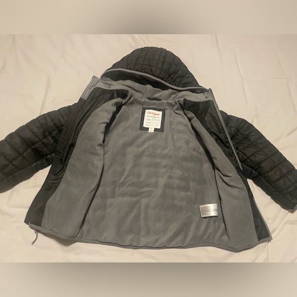 Cat & Jack Quilted Puffer Jacket Black Kids Size XS - Picture 2 of 6